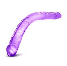 Dvostruki silikonski dildo u ljubičastoj boji 330417-1